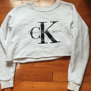 Calvin Kline Cropped Pullover